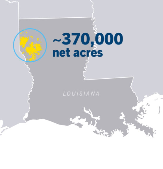 Haynesville Operations - ~370,000 net acres
