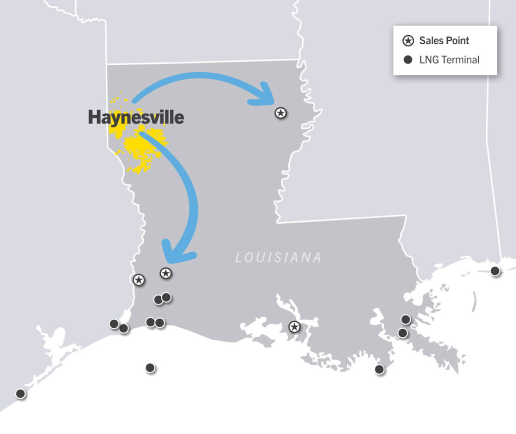 Haynesville positioned to supply LNG